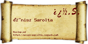 Énisz Sarolta névjegykártya